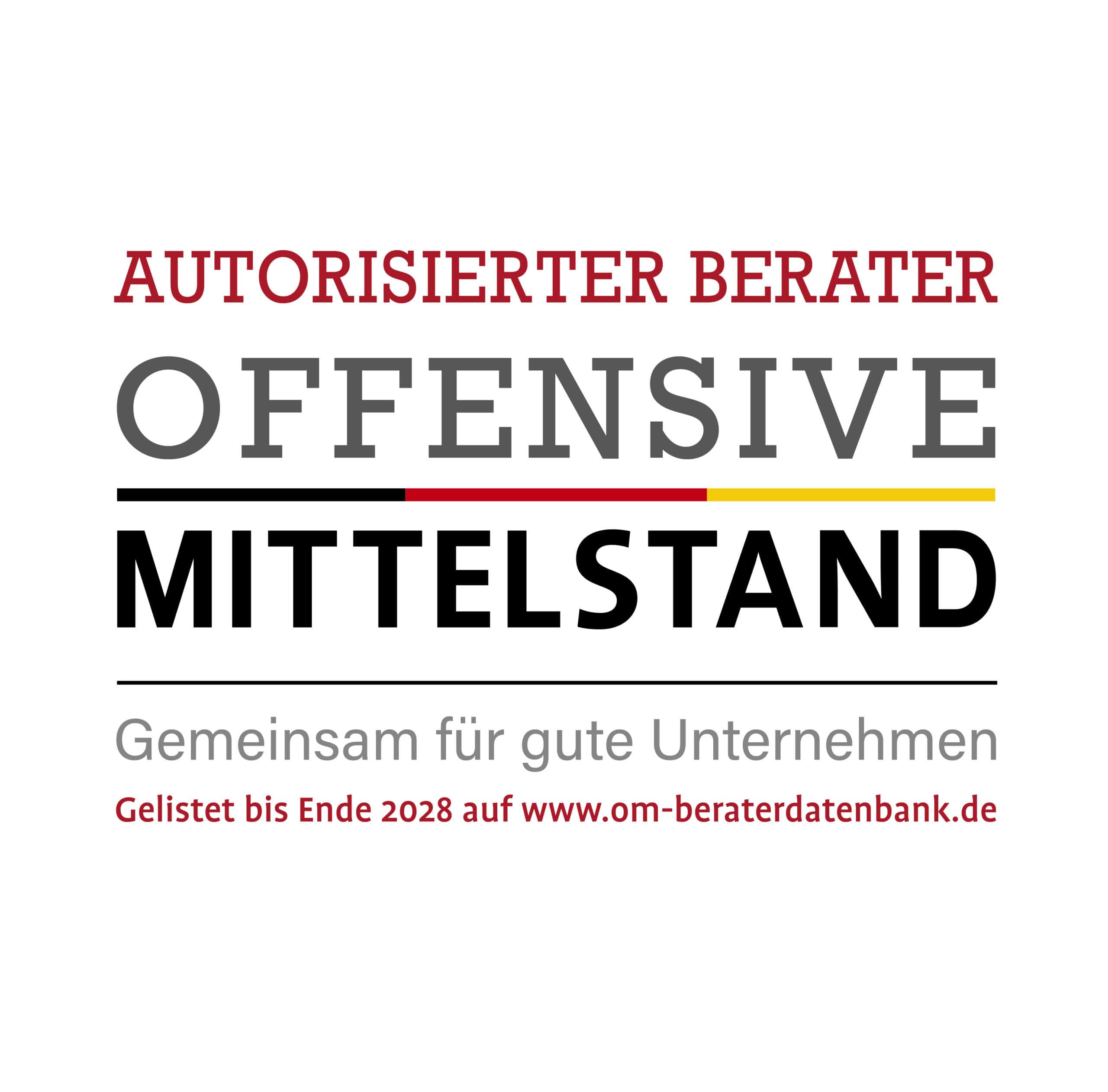 Autorisierter Berater der Offensive Mittelstand